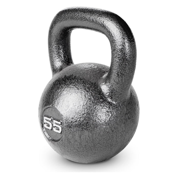 , 55Lb Cast Iron Kettlebell, Single