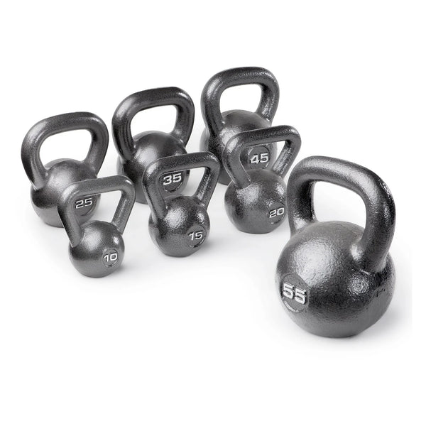 , 55Lb Cast Iron Kettlebell, Single
